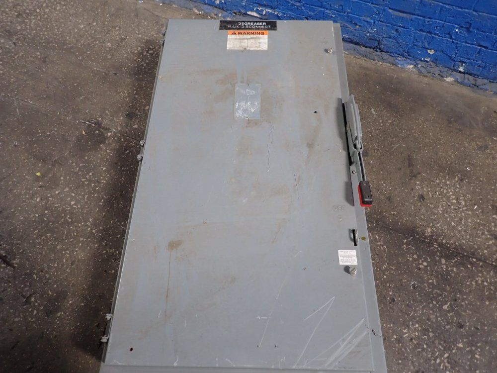 Square D 600 Amps Non Fusible Disconnect - Hu366