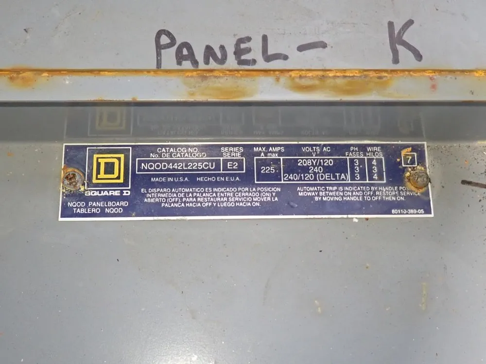 Square D Panelboard - Nqod442l225cu