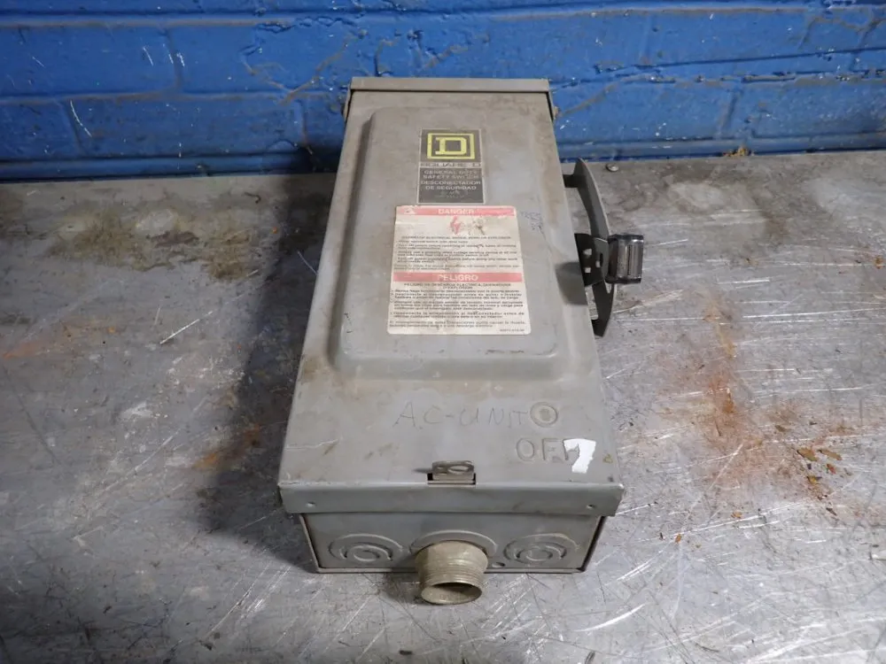 Square D 60 Amp Fusible Disconnect - D322nre