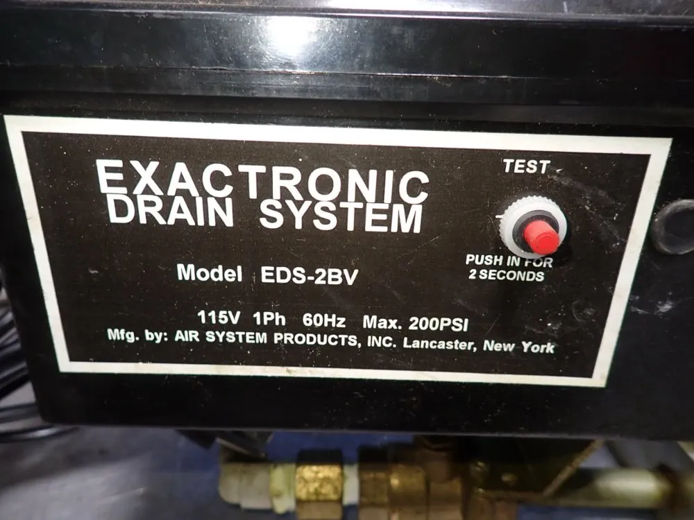 Air System Products Inc Exactronic Drain System - Eds-2bv