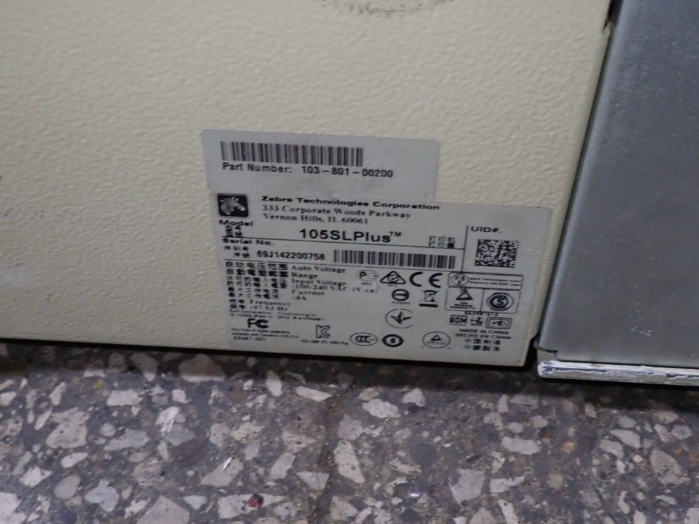 Zebra Technologies Barcode Printer - 105slplus