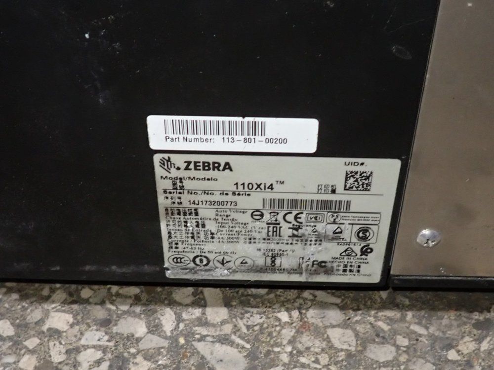 Zebra Technologies Barcode Printer - 110xi4