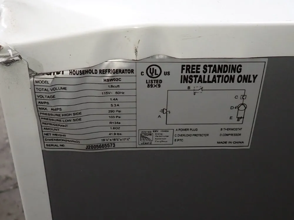 Haier Refrigerator - Hsw02c