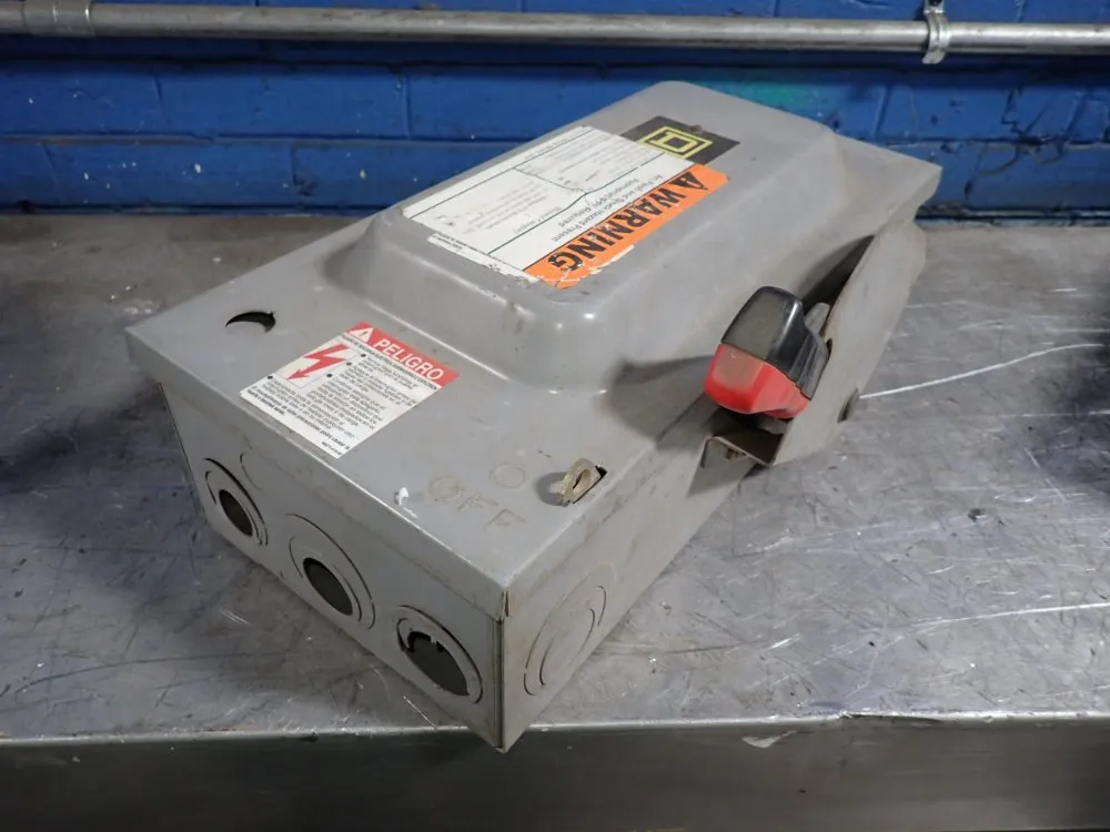 Square D 60 Amps Fusible Disconnect - H362