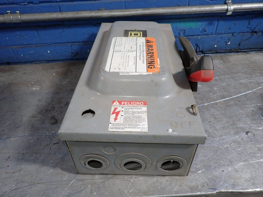Square D 60 Amps Fusible Disconnect - H362