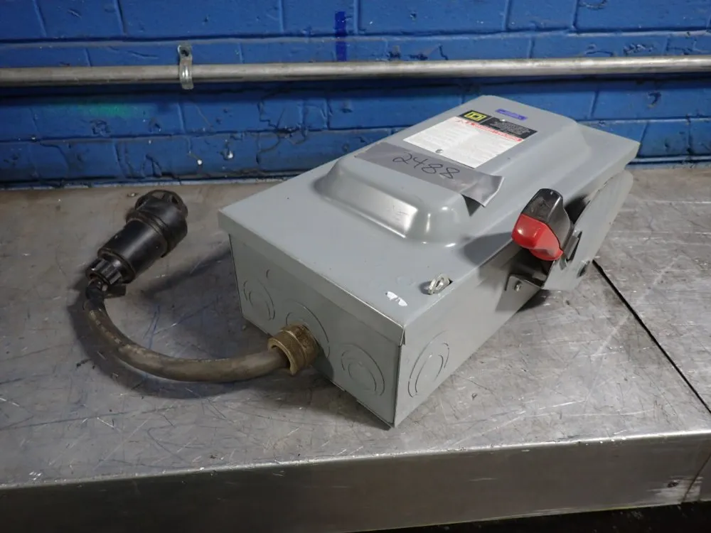 Square D 60 Amps Non Fusible Disconnect - H362