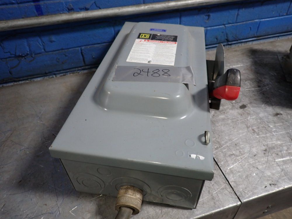 Square D 60 Amps Non Fusible Disconnect - H362