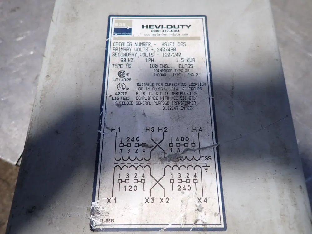 Egs 1.5 Kva Transformer - Hs1f1.5as