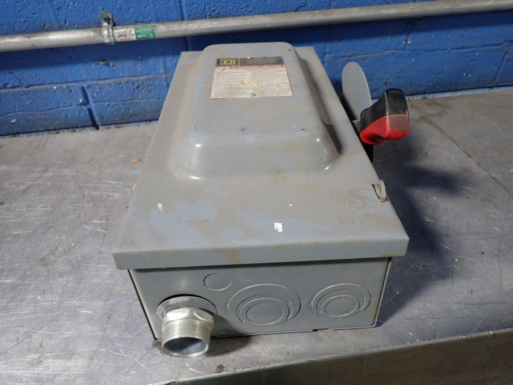 Square D 60 Amps Non Fusible Disconnect - Hu362