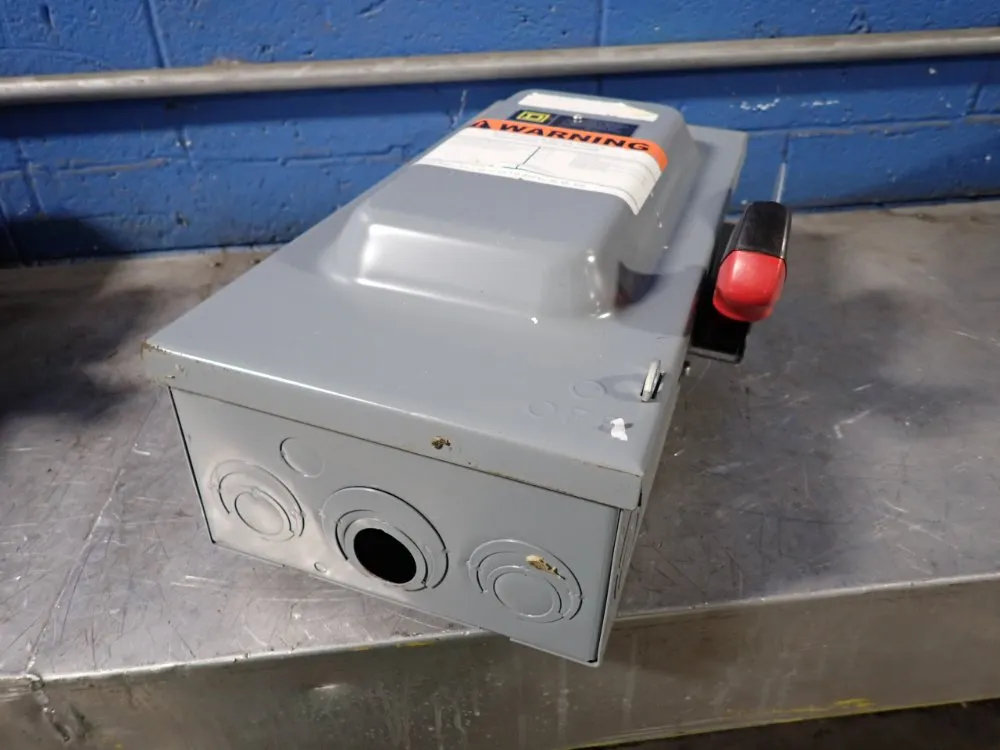 Square D 60 Amps Non Fusible Disconnect - Hu362