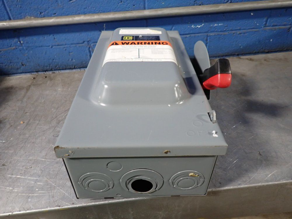 Square D 60 Amps Non Fusible Disconnect - Hu362