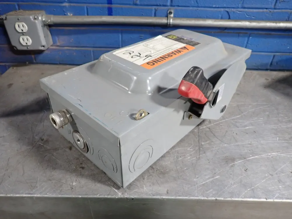 Square D 60 Amps Fusible Disconnect - H362