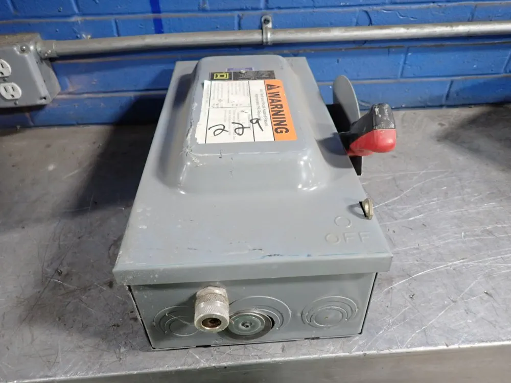 Square D 60 Amps Fusible Disconnect - H362