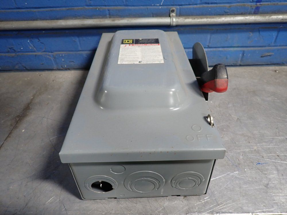 Square D 60 Amps Non Fusible Disconnect - Hu362