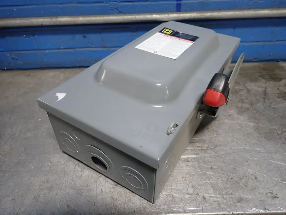 Square D 60 Amps Non Fusible Disconnect - Hu362