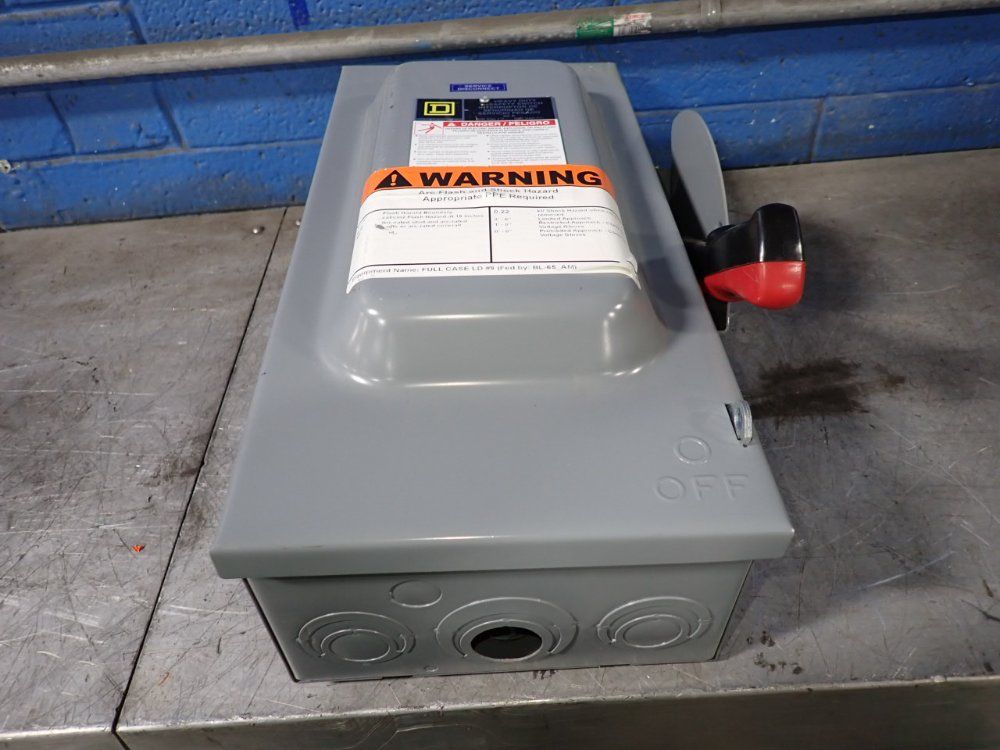 Square D 60 Amps Non Fusible Disconnect - Hu362