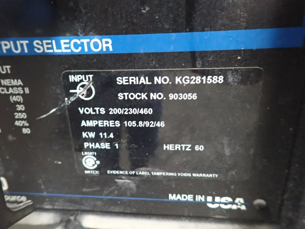 Miller 250 A Welder - Syncrowave 250