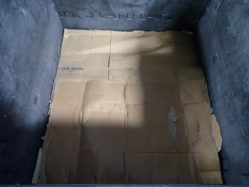 Orbis 44 1/2"x41 1/2"x28" Collapsible Plastic Crate