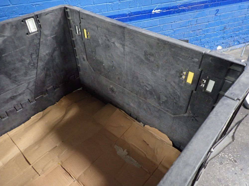 Orbis 44 1/2"x41 1/2"x28" Collapsible Plastic Crate