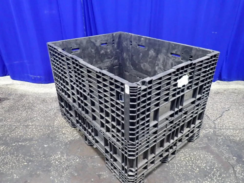 60" X 44" X 37" Collapsible Plastic Crate
