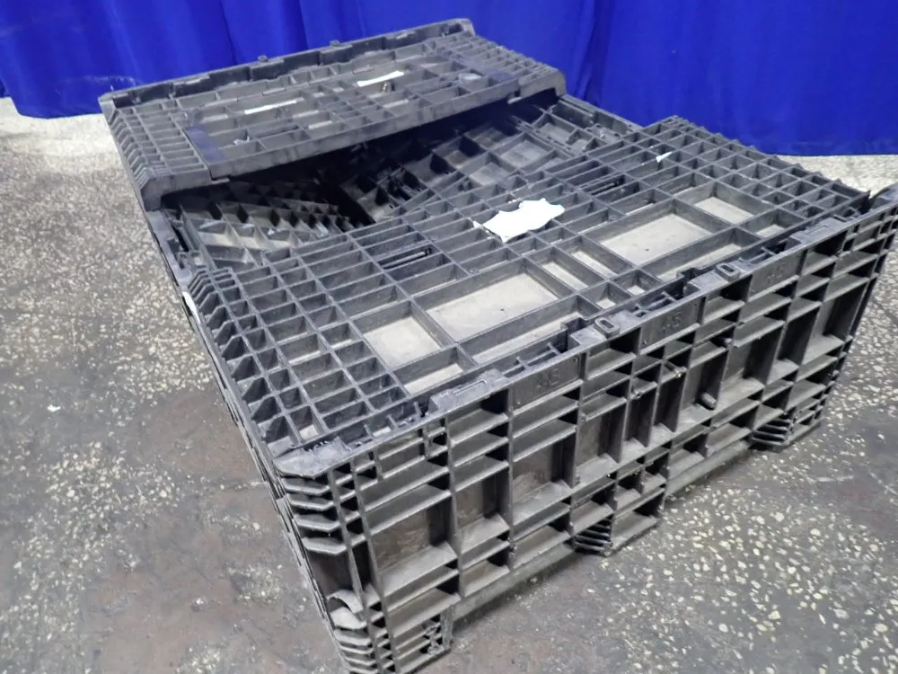 60" X 44" X 37" Collapsible Plastic Crate