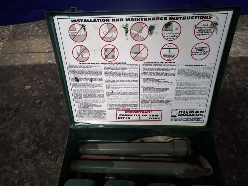 Hilman Rollers 8 Ton Machine Skates