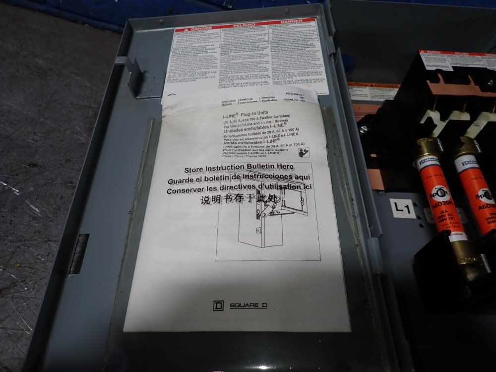 Square D 60 Amps Bus Plug - Pq3606g