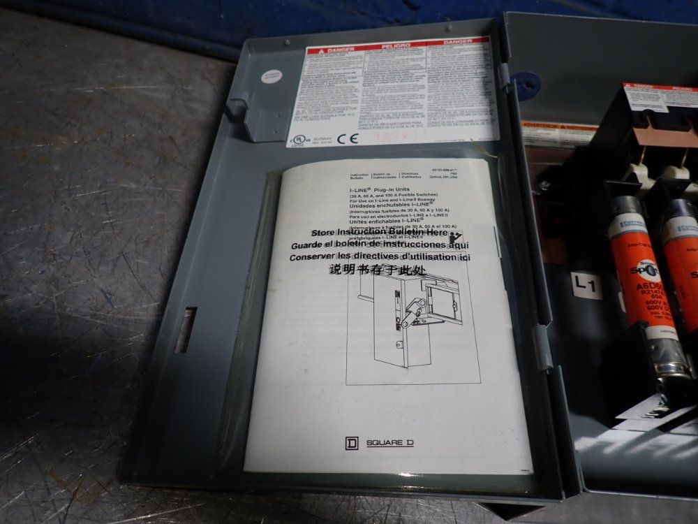 Square D 60 Amps Bus Plug - Pq3606g