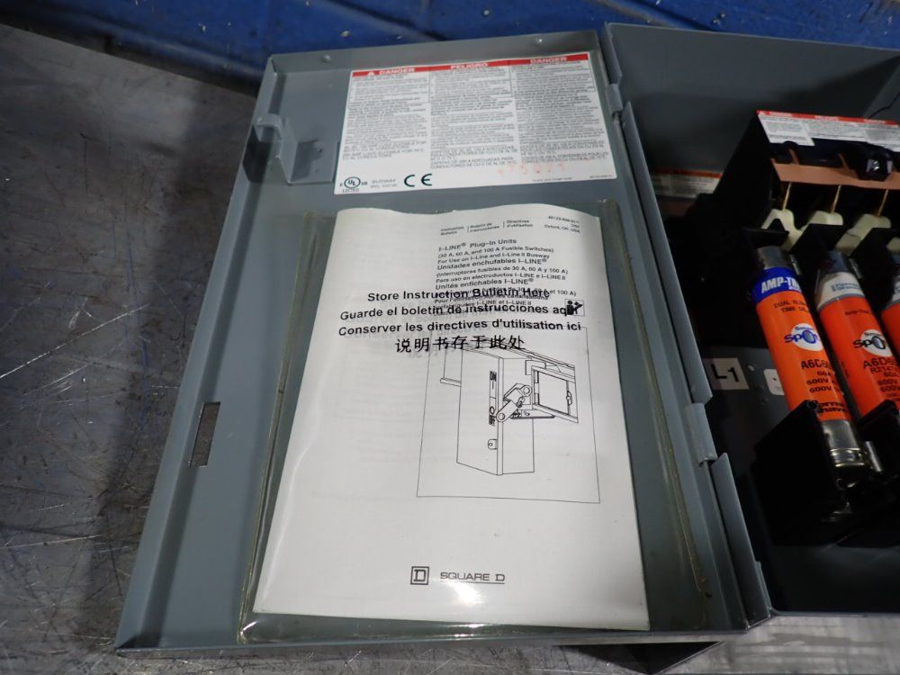 Square D 60 Amps Bus Plug - Pq3606g