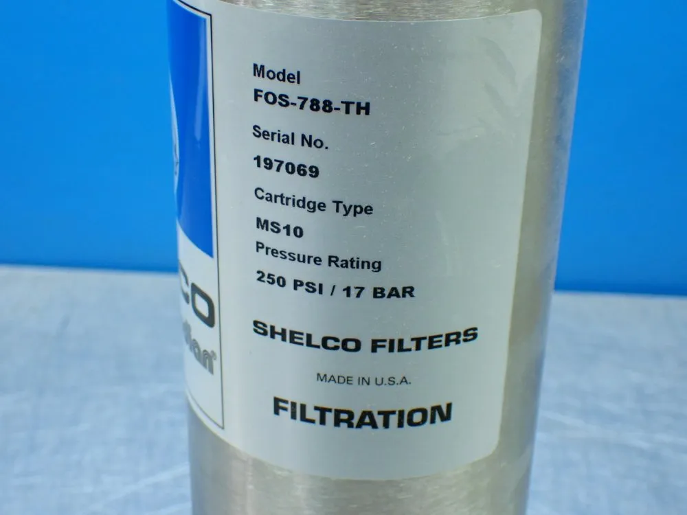Shelco 250 Psi / 17 Bar Microguardian Filter. - Fos-788-th
