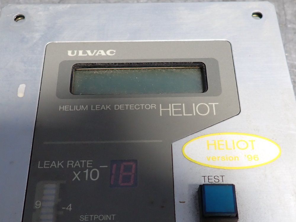 Ulvac Helium Leak Detector