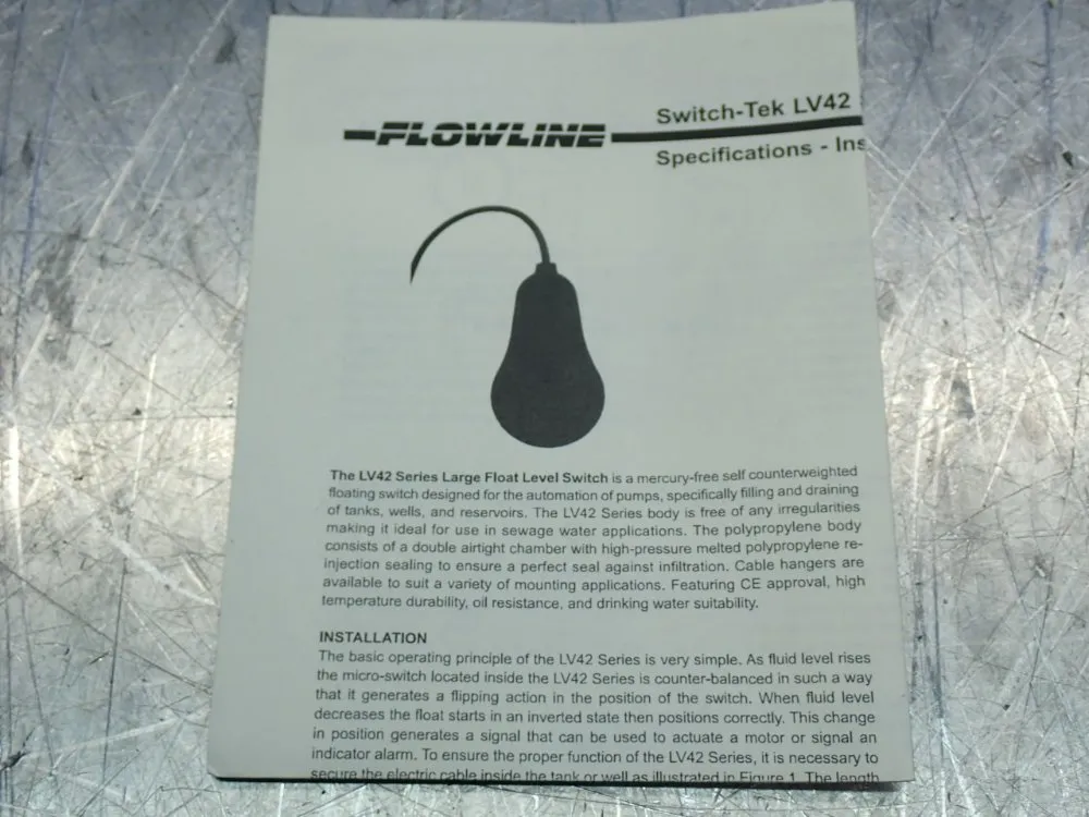 Switch-tek™ High-temp Float Level Switch - Lv42-7501