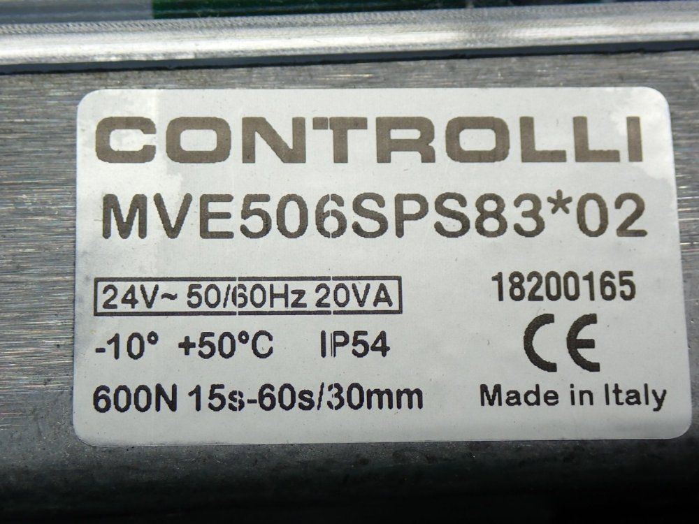 Controlli Valve Actuator Unit - Mve506sp883*02