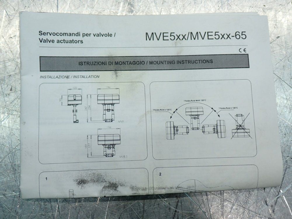 Controlli Valve Actuator Unit - Mve506sp883*02