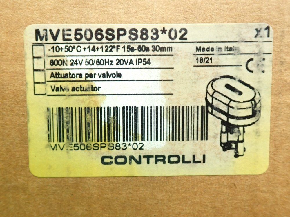 Controlli Valve Actuator Unit - Mve506sp883*02
