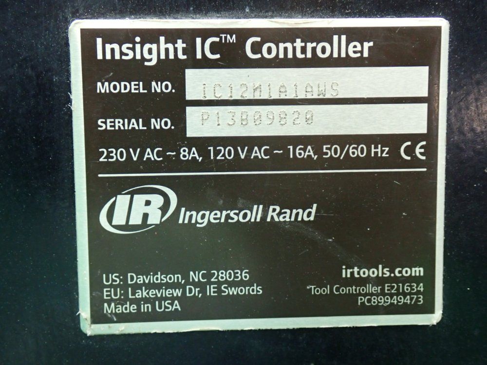 Ingersoll Rand Insight Ic Modular Controller - Ic12m1a1aws