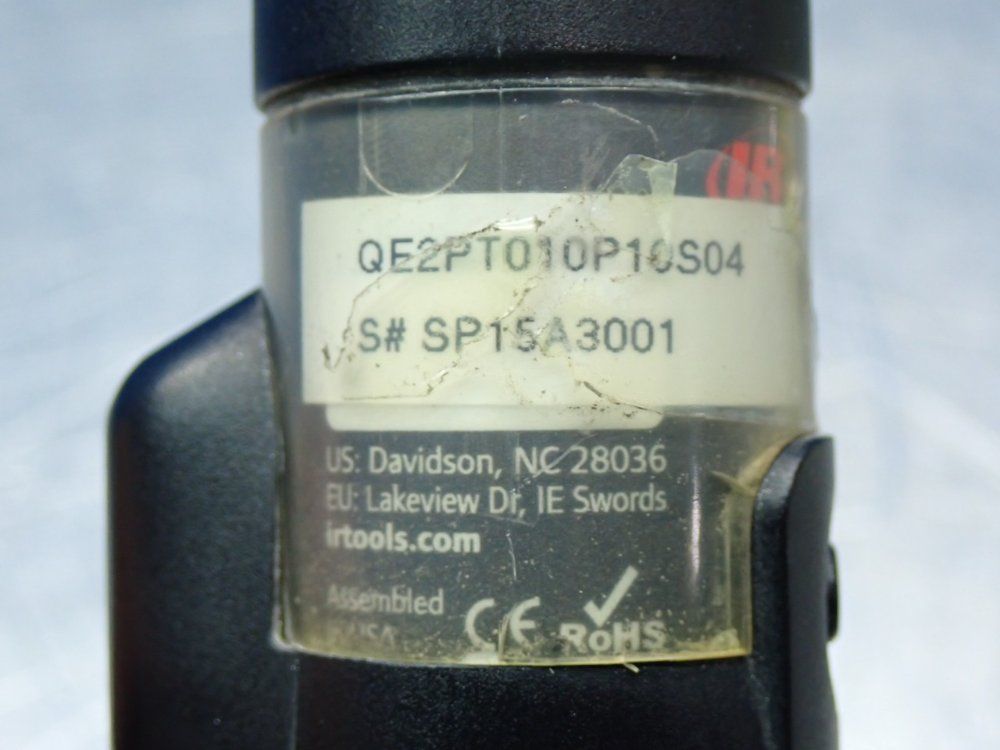 Ingersoll Rand Qe4-series Inline Nutrunner - Qe4st020r21s06