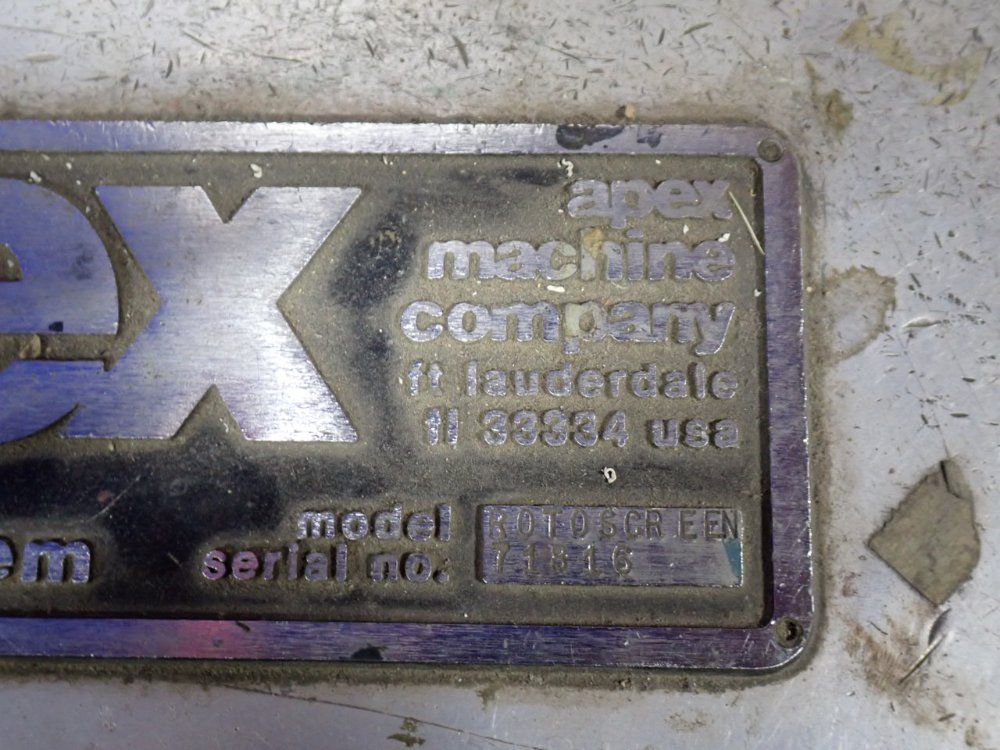 Apex Engineered System Industrial Separator - Rotoscreen