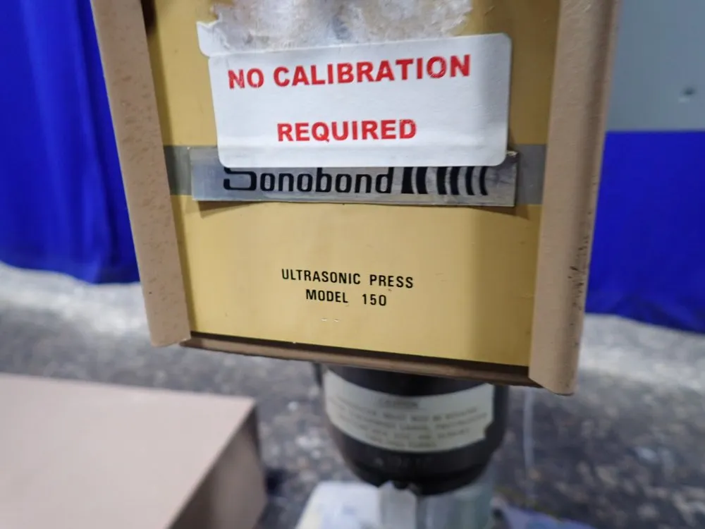 Sonobond 150 Psi Ultrasonic Welder