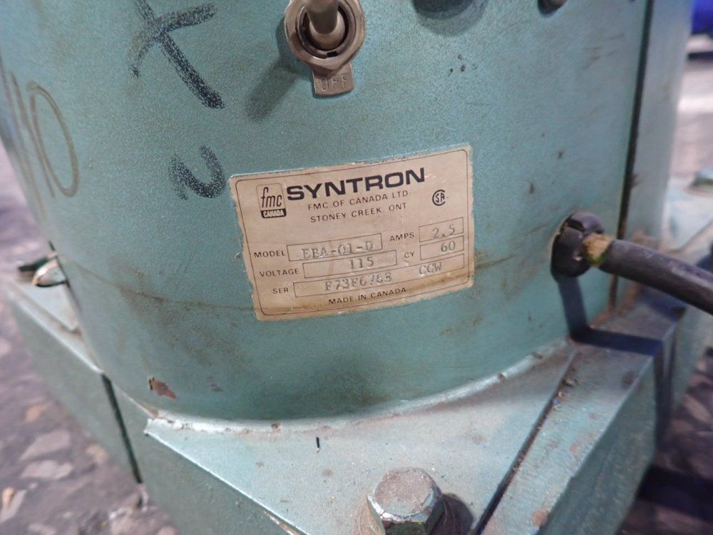 Syntron Co. Vibratory Parts Feeder Base - Eba-01-d