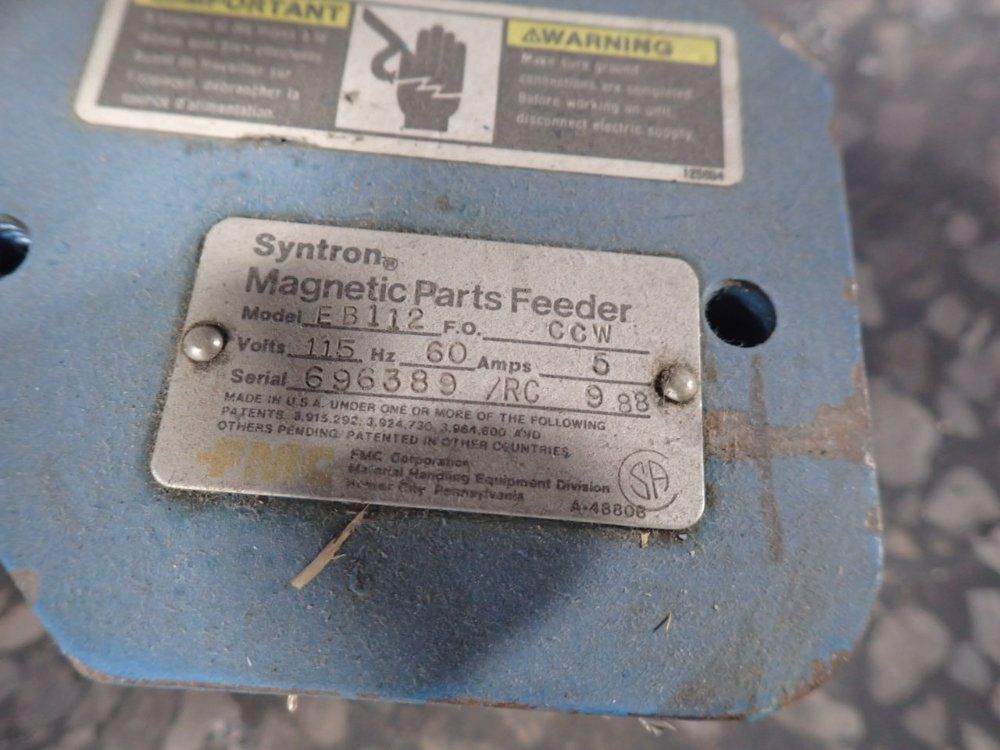 Syntron Co. Vibratory Parts Feeder Base - Eba-01-c
