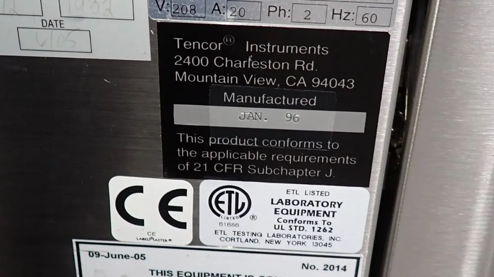 Tenco Patterned Wafer Inspection Unit - Surfscan 7700/313270
