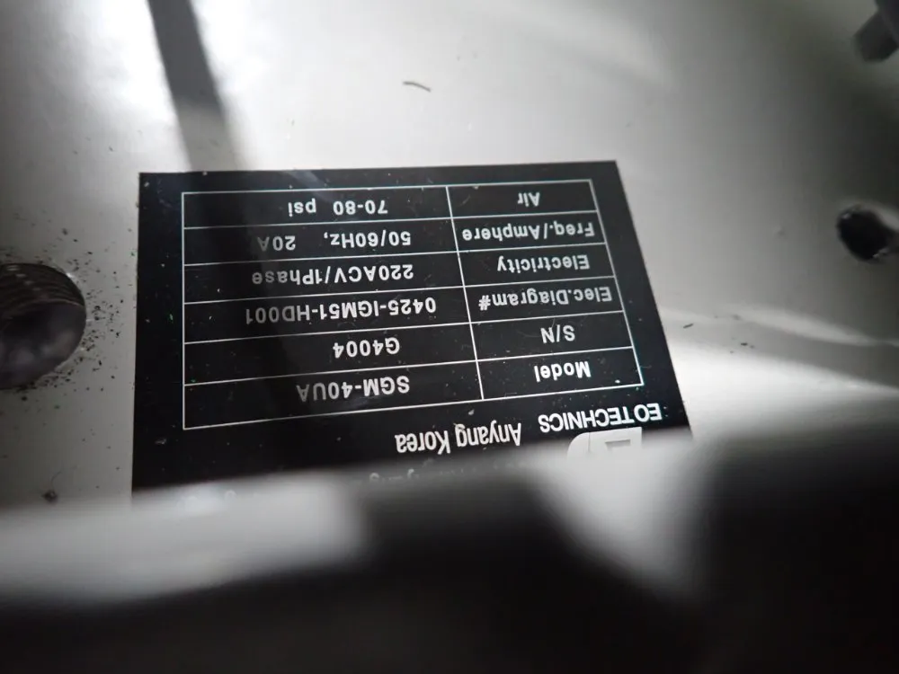 Eo Technics Laser Enclosure - Sgm-40va