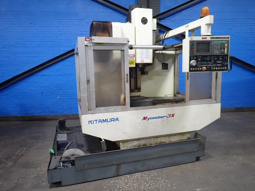 Kitamura 35" X 15" Table Cnc Vmc - Mycenter 3x