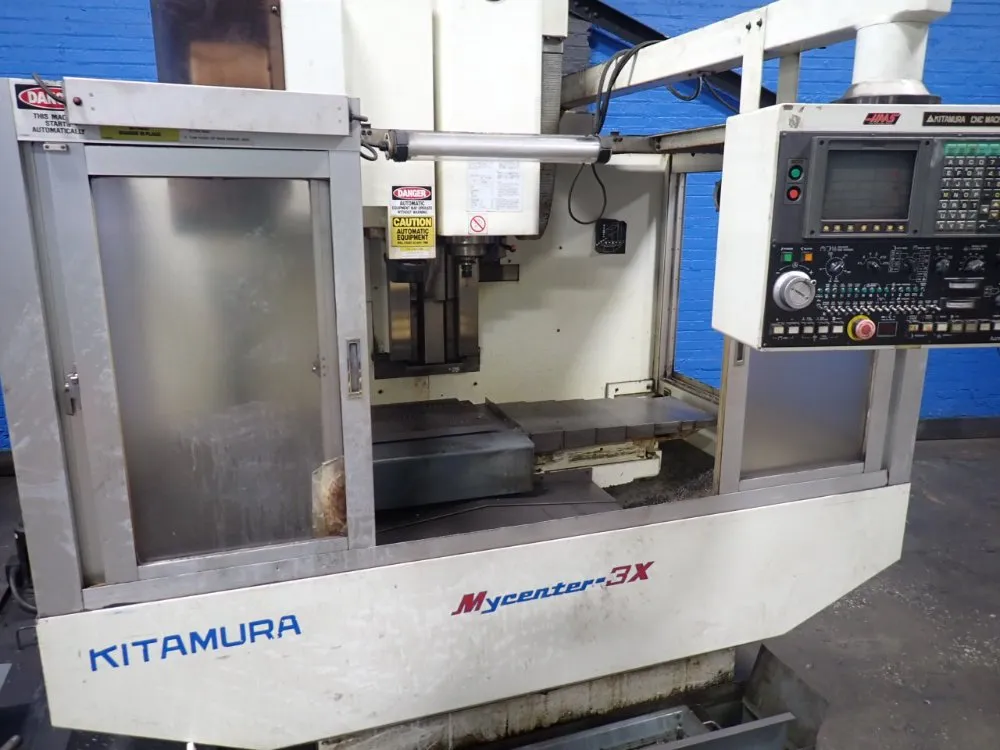 Kitamura 35" X 15" Table Cnc Vmc - Mycenter 3x