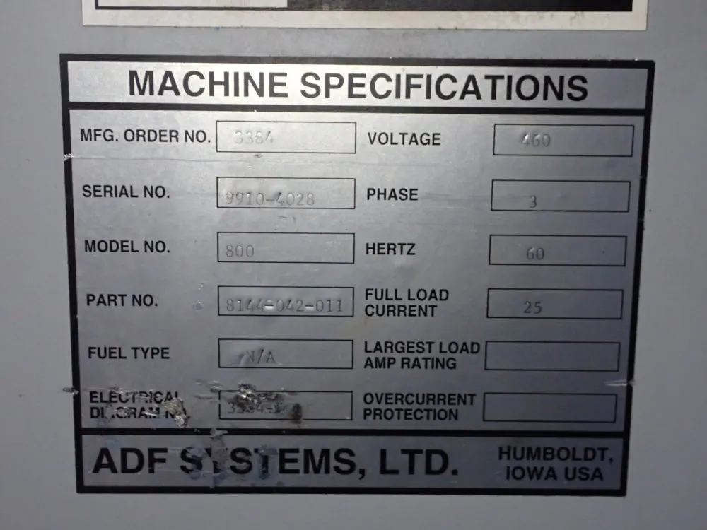 Adf Systems 40" Parts Washer - 800