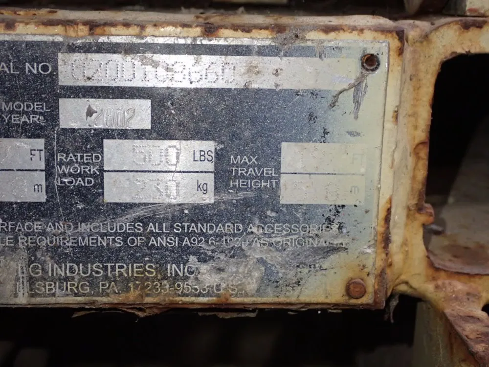 Jlg 500 Lbs Scissor Lift - 1932-ez