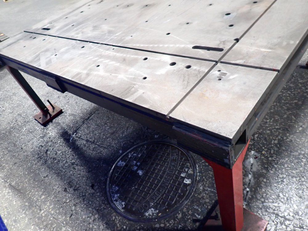 72" X 90" X 2" Welding Table