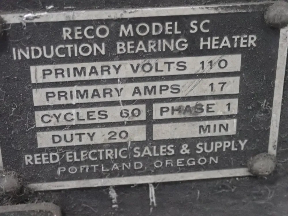 Reco Bearing Heater - Sc