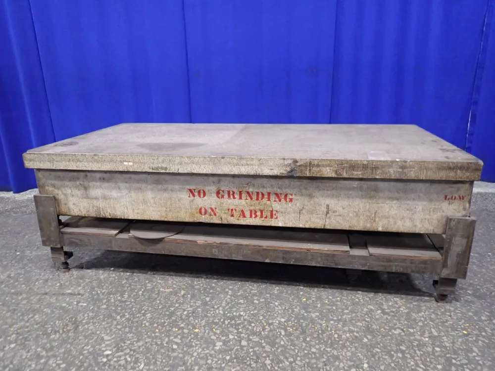 96" X 48" X 16" Granite Surface Plate